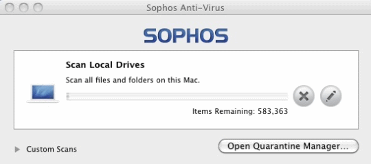 Sophos Anti-Virus for Mac Home Edition